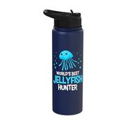 Underwater Adventurers Jelly World's Best Jellyfish Hunter Stainless Steel Insulated Water Bottle