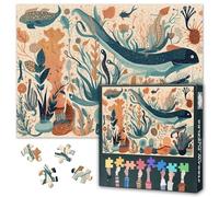 Underwater Animals Puzzles for Adults 1000 Pieces, Challenging Colorful Magical Underwater World Series 1000 Piece Jigsaw Puzzle for Adults, 19.5 x 27.5 Inch