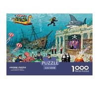 Underwater Archaeology Expedition Wooden Jigsaw Puzzle Waterproof 1000 Piece Puzzles for Adults Fun Educational Games