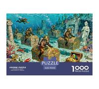 Underwater Archaeology Expedition Wooden Jigsaw Puzzle Waterproof 1000 Piece Puzzles for Adults Fun Home Decoration