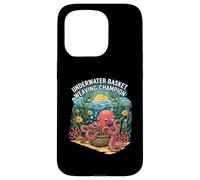Underwater Basket Weaving Champion Octopus Funny Case for iPhone 15 Pro