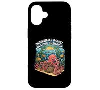 Underwater Basket Weaving Champion Octopus Funny Case for iPhone 16
