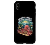 Underwater Basket Weaving Champion Octopus Funny Case for iPhone XS Max