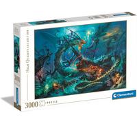 Clementoni Jigsaw Puzzle Collection - The Underwater Battle 3000 Pieces - Puzzle For Adults 14-99 Years, Gift For Men/Women, Illustration, Made In Italy, 33023