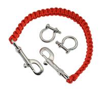 Underwater Camera Cord - Durable and Safe Stainless Steel | 7-Wire Hand Diving Accessory | for Snorkelers, Snorkellers, Retractable 360°, Quick Release