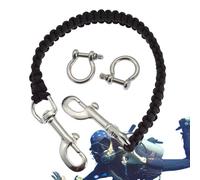Underwater Camera Lanyard - Flexible Safety Pper Diving, Waterproof Handle Safety Retractable for 360 Degree Camera, Diving and Snorke Cameras