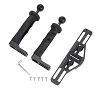 Action Camera Underwater Tray - Underwater Camera Tray Handheld Stabilizer Dual Hand Grip Aluminum Tray with Dual Handle Grips for Underwater Camera Housing Case Accessory