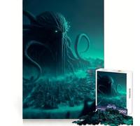 Underwater Citadel 1000-piece Puzzle for Teenagers Brain Strength Peaceful Escape Firm Interlock Joyful Xmas (38x52cm)