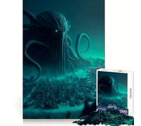 Underwater Citadel Jigsaw Puzzle 1000 Piece for Adults Cognitive Workout Casual Enjoyment No Rough Edges Memorable Gift (38x26cm)