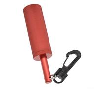 Underwater Communication Scuba Dive Rattle with Aluminum Alloy, Quick Release Hook, Produces Clear and Loud Sound Signals for Diving Partners (red)