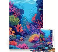 Underwater Corals Jigsaw Puzzles 1000 Piece for Adults Sharp Mind Easy Enjoyment Firm Fit Festive Present (50x75cm)