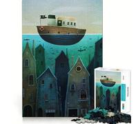Underwater Creatures 1000 Adult Pieces Jigsaw Puzzle Mind Challenge Toy Neat Cut Perfect Alignment Family Fun Night Activity (38x52cm)