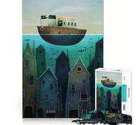 Underwater Creatures 1000-piece Jigsaw Puzzles Brain Training Fun Tight Interlock No Gaps Bonding Activity for Loved Ones (50x75cm)
