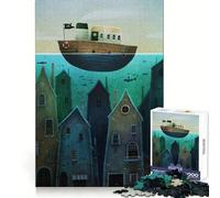 Underwater Creatures Jigsaw 1000 Pieces for Teenagers Mind Clarity Soft Distraction Perfect Lock Xmas Present (38x26cm)