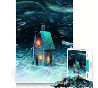 Underwater Creatures Jigsaw for Teenagers 1000 Pieces Memory Fun Game Smooth Burr Free Surface Birthday Gift Brain Teaser Toy (50x75cm)