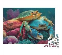 Underwater Creatures Underwater World Educational Puzzle Game Suitable for Home Decoration Relatively Difficult 500pcs (52x38cm)
