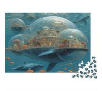 Underwater Creatures Underwater World Extremely Difficult And Fun Puzzle Game Designed for Adults Suitable As A Gift Suitable for Decoration 1000pcs (75x50cm)