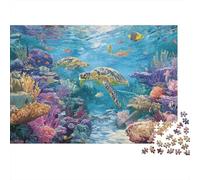 Underwater Creatures Underwater World Fun Educational Game Suitable for All The Family High Difficulty But Not Boring 300pcs (40x28cm)