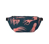 Underwater Cute Octopus Bumbag Waist Pack for Men Women, Sling Bags Crossbody Bag for Outdoors, Sport, Hiking, Travel