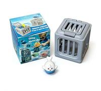 Underwater Dive Rescue To-ys, Ki-ds Pool Diving Toys with Storage Fish Box, Water Swimming Dive Pools Game, Animal Pool Sinkies Swimming Training Game for Boys and Girls, Summer Pool Party To-y