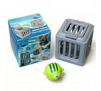Underwater Dive Rescue Toys Pool Diving Game Set with 6 Ocean Animals & Dive Cages Floating Sinkies for Kids Swim Training Summer Bath Toys for Boys Girls Beach Water Treasure Chest Party Gift