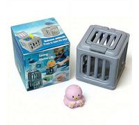 Underwater Dive Rescue Toys Pool Diving Game Set with 6 Ocean Animals & Dive Cages Floating Sinkies for Kids Swim Training Summer Bath Toys for Boys Girls Beach Water Treasure Chest Party Gift