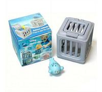 Underwater Dive Rescue Toys Pool Diving Game Set with 6 Ocean Animals & Dive Cages Floating Sinkies for Kids Swim Training Summer Bath Toys for Boys Girls Beach Water Treasure Chest Party Gift