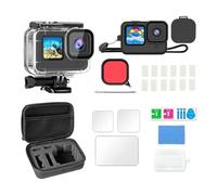 Underwater Diving Case For Hero9-12 Action Cameras Diving Shell Silicone Case Glass Film