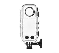 Underwater Diving Case for Insta 360 X4 40M Waterproof Housing with Tempered Glass Lens Shockproof Shell Transparent Cover Easy Compact Size for Scuba Snorkeling Swimming