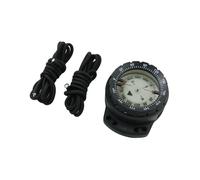 Underwater Diving Compass Compact Wrist Mount with Luminous Dial, Liquid-Filled Precision Navigation Tool for Survival Emergency Camping Hiking Outdoor Activities(Black)