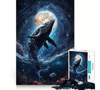 Underwater Dreamscape Jigsaw Puzzles1000 Pieces Recall Skill Fun Professional Grade Cutting Thoughtful Gift for Mind Activity (38x52cm)