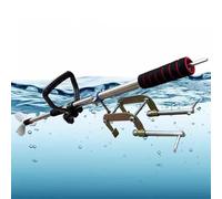 Underwater Drill Propeller DIY Kit, Hand Operated Boat Trolling Motor with Stand/Clamp, Dingy Drill Powered Propeller Emergency Raft Paddle(With Clamp,L-125cm(49 1/4"))