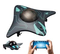 Underwater Drone with Camera APP Controlled- Wired Remote Control Mini ROV, Real-Time Video Transmission, LED Light, 15m Range - for Fishing, Pool Exploration, Marine Observation