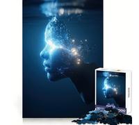 Underwater Face of Light And Water Teenagers 1000 Piece Jigsaw Puzzle Smart Training Restful Escape Flawless Cut Xmas Surprise (38x52cm)