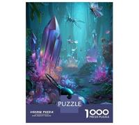 Underwater Fantasy Crystal Jigsaw Puzzle for Adults 1000 Piece Jigsaw Puzzle Magical Creature Puzzle Game Family Relaxing Home Gift 52x38cm/1000pcs