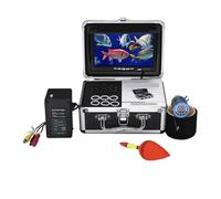Underwater Fish Finder 7 Inch Monitor Fishing Camera Kit With DVR Video Recorder 8GB IR Color Night Vision Ice Fishing Wide Angle(With DVR x 15M Cable)
