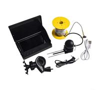 Underwater Fish Finder Camera with 4 3inch IPS Display, 220 Degree Wide Angle, Infrared, Real Time Depth, Temperature, and Pressure Measurement, Long Battery Life (20m)