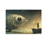 Underwater Fish Have Big Eyes 1000 Piece Jigsaw Puzzles For Adults Wooden Puzzles For Adults Gifts Home Decor
