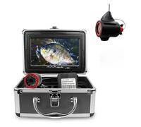 Underwater Fishing Camera 1000TVL Video Kit Fish Finder 15M 30M 7 Inch For Ice Lake Sea Boat(Green)