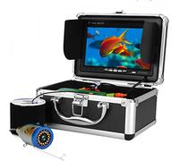 Underwater Fishing Camera, 30Pcs IR And White LED Lights, 1000TVL IP68 Waterproof, 7.0 Inch Monitor, Up To 8 Hours Battery Life (15M Cable)