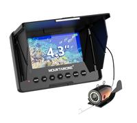 Underwater Fishing Camera 4.3” IPS Display with 12 LED Lights, Fish Finder Camera IP68 Waterproof with 8500mAh Battery, 1200TVL HD Portable Fishing System Kit for Ice, Lake & Sea Fishing (30M)