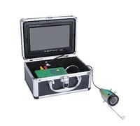 Underwater Fishing Camera, 7inch IPS Fish Finder Underwater Fishing Camera 15pcs White LEDs+15pcs IR LEDS 1080P 15M/30M Camera For Ice Fishing for Ice Lake Sea Boat Kayak Fishing(15M)