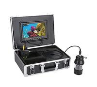 Underwater Fishing Camera, 9 Inch DVR Recorder Underwater Fishing Video Camera Fish Finder IP68 Waterproof 38 LEDs 360 Degree Rotating Camera 20m 50m 100m for Ice Lake Sea Boat Kayak Fishing(50M)