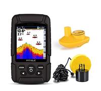 Underwater Fishing Camera Depth FISH FINDER TRANSFRUCER Sensor 2-in-1 Sensor and Wireless Portable Waterproof Echo Sounder for All Types of Fishing for Lake, Boat, Ice Fishing (FF718LiC)