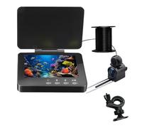 Underwater Fishing Camera Fish Finder, 5000mAh IP68 Waterproof Wide Angle Camera with Infrared Night Vision, Touch Control HD IPS Display Fishing Equipment Underwater for Ice River and Boat