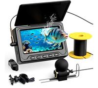 Underwater Fishing Camera, HOPEFOX Fishing Camera with Infrared Night Vision Light, 4.3" IPS Fish Finder with 65ft Cable, Upgraded HD 8 Infrared Lights Lens for Ice Lake Boat Kayak Fishing, Gift