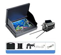 Underwater Fishing Camera, Rechargeable Hd Display Ice Fishing Fish Finder With Night Vision for for Ice, River And Boat (20M cable 5inch display)