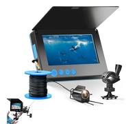 Underwater Fishing Camera with 220° Wide Angle, Infrared Night Vision, Waterproof, 4.3-Inch Display for Ice, Lake, and Boat Fishing