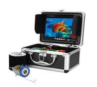 Underwater Fishing Camera with 7 Inch Fish Finder Waterproof Fishing Underwater Camera 30M Cable Length Fish Finder System Kit for Ice Lake Boat Fishing (30M NO DVR)