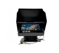 Underwater Fishing Camera with IPS HD Wide Angle Lens, 12 IR LEDs & Sun Visor, 6-8H Battery for Ice Sea Lake River Fishing, Portable Fish Finder(A)